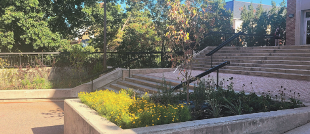 South Campus Plaza after renovation