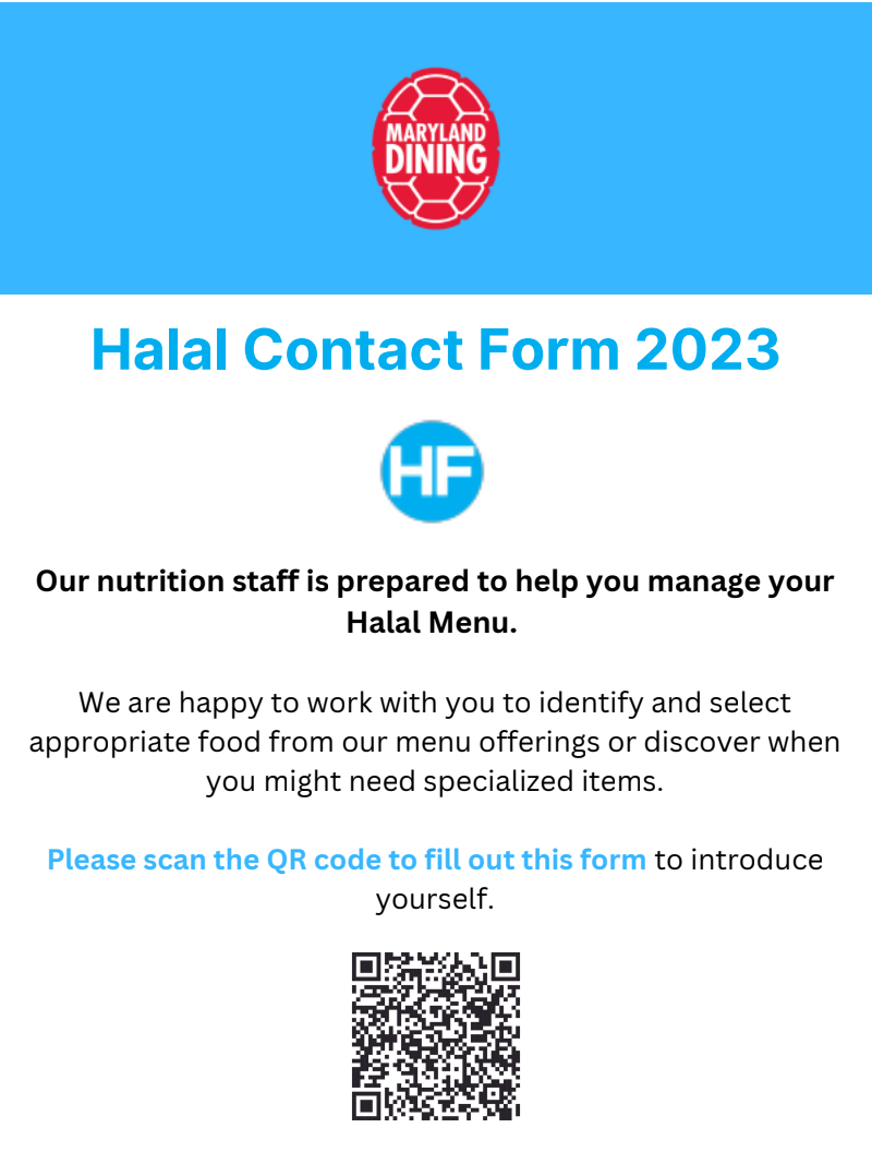 Halal Contact Form Poster