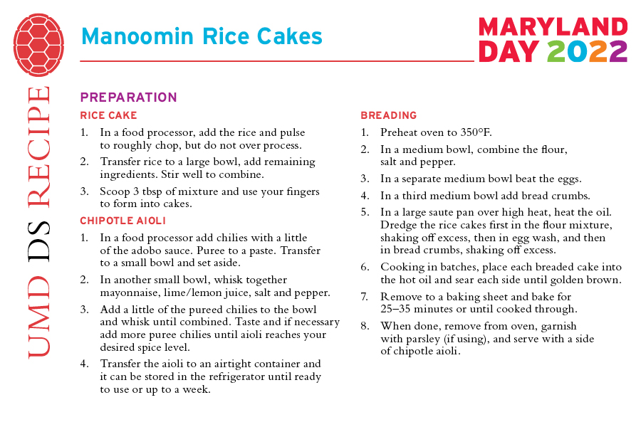 Manoomin Rice Cakes Preperation