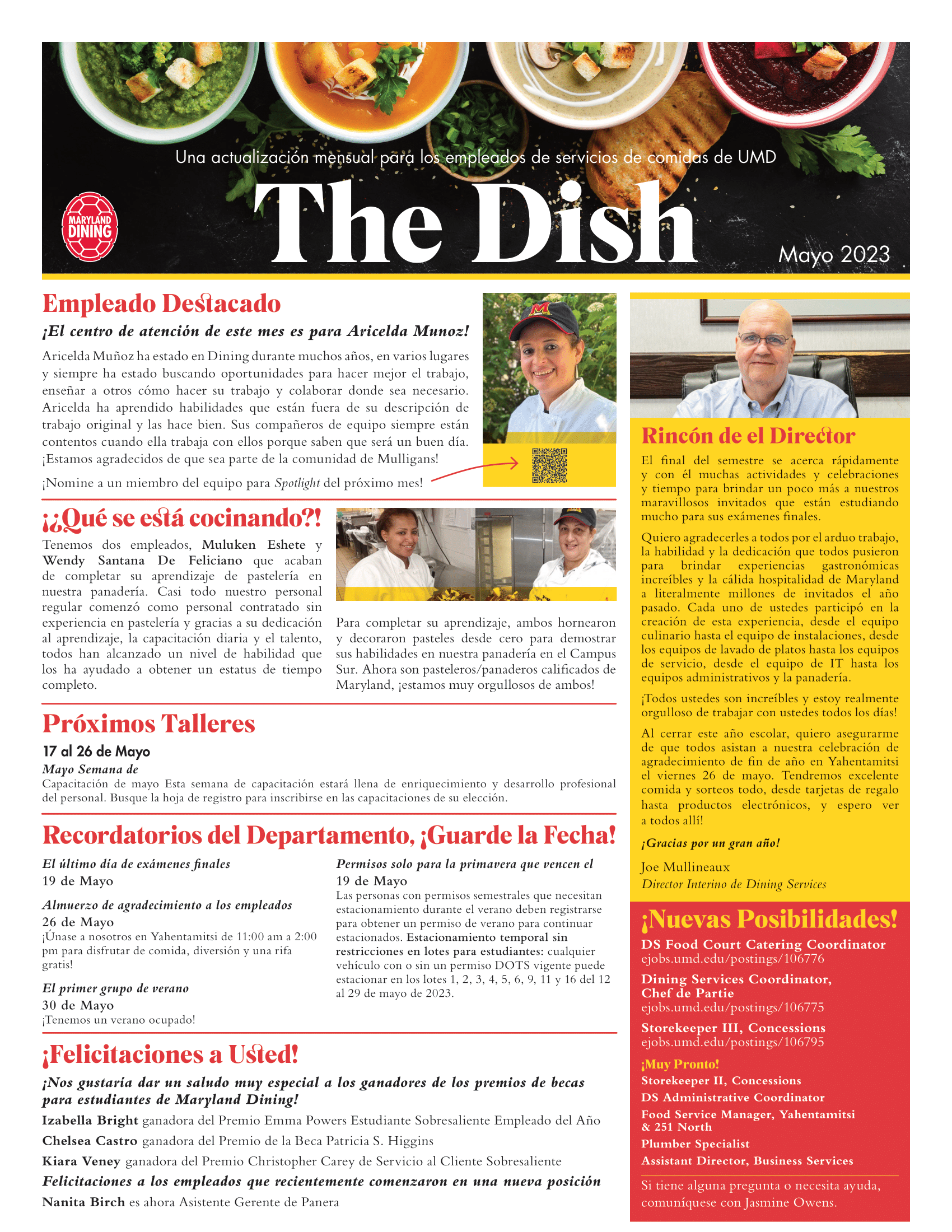 The Dish May 2023 - Spanish