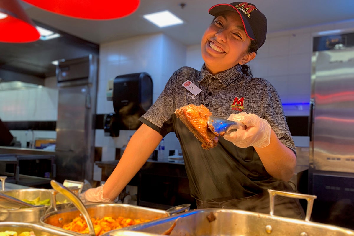 Student Employee Smiling