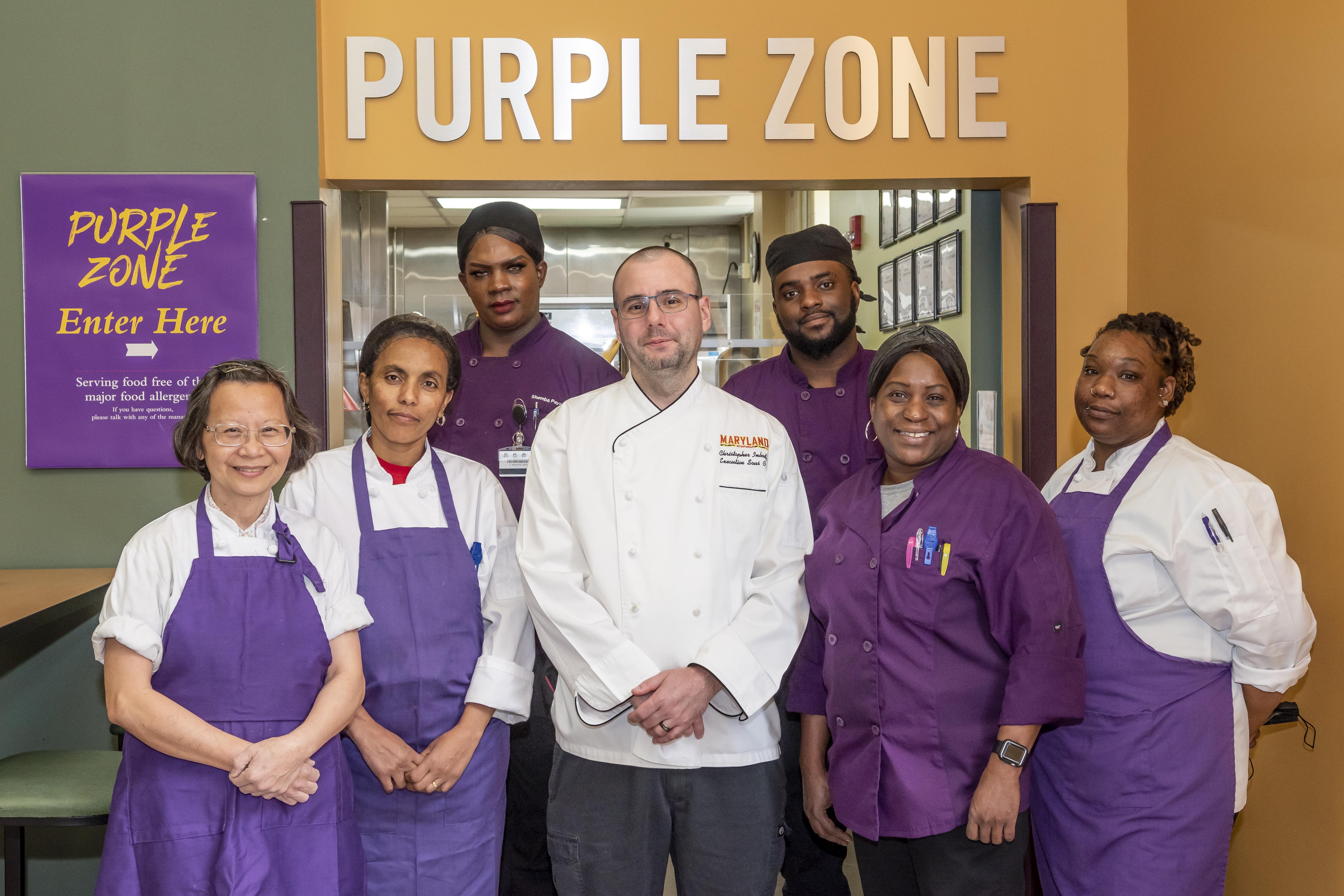 purple zone chefs and servers