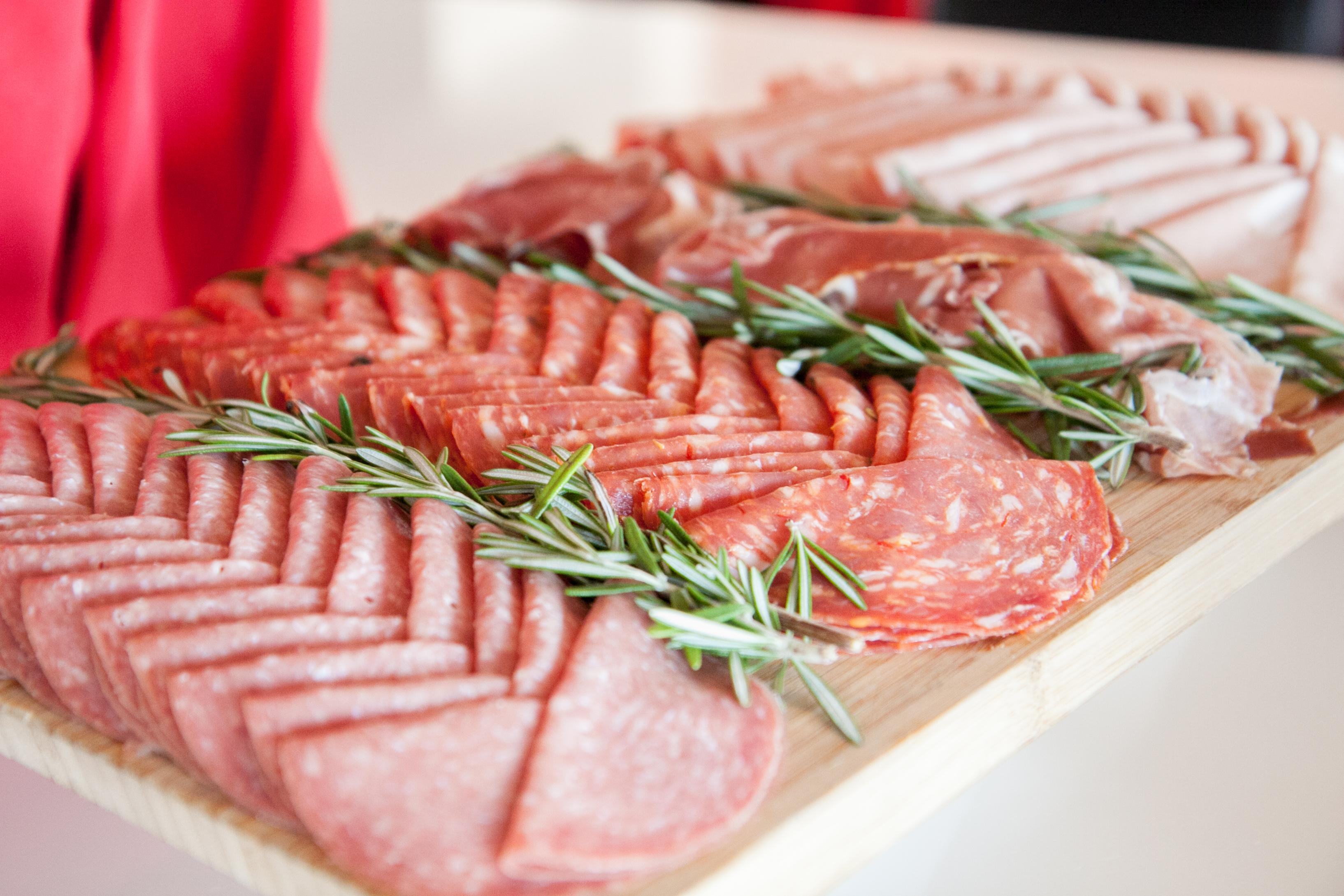 Tray decorated by Good Tidings Catering